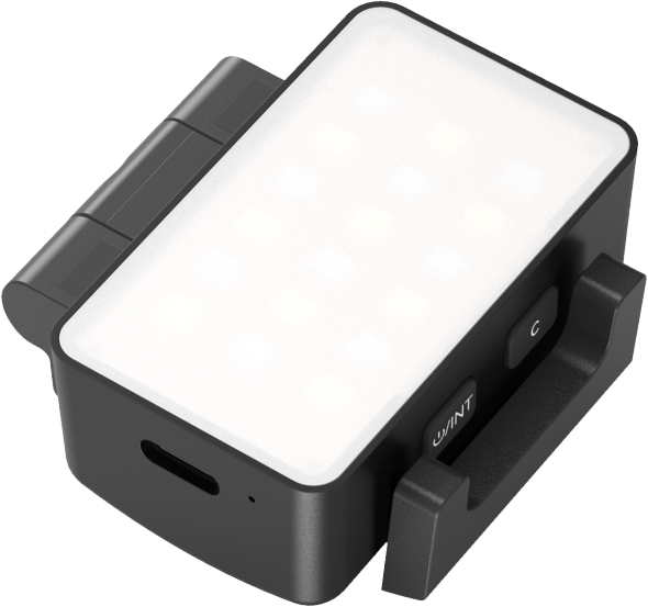 while allowing 360° adjustments for flexible lighting control across various shooting scenarios.