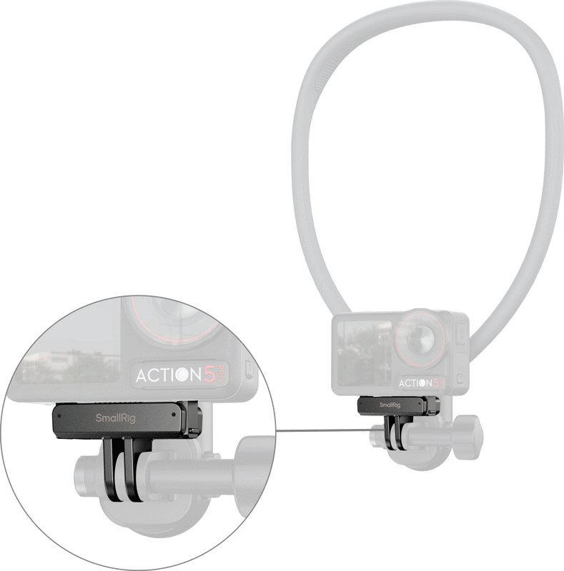 SMALLRIG 5813 Quick Release Mount Adapter for DJI Osmo 360 / Action 5 Pro / 4 / 3