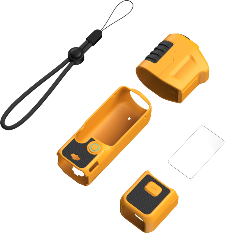 SMALLRIG 5114 Silicone Case Kit for DJI Osmo Pocket 3 (Basic) (BumbleBee Edition)