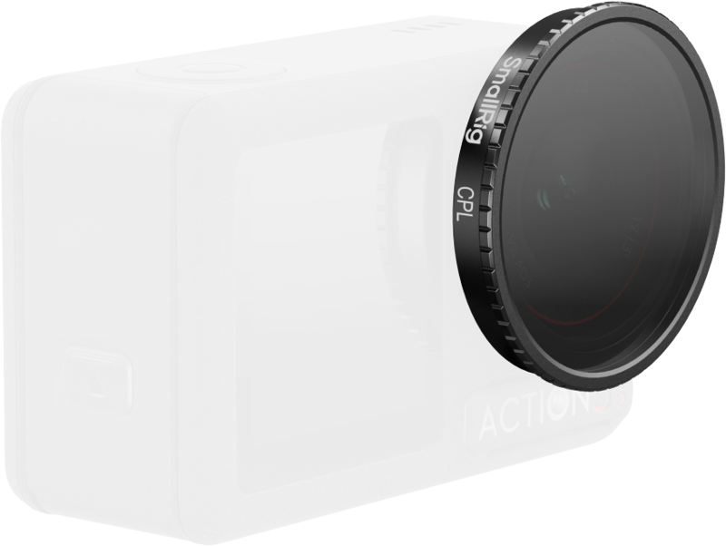 SMALLRIG 5835 Attachable CPL Filter for DJI Osmo Action 5 Pro / 4