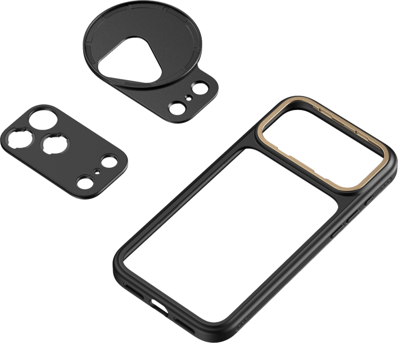 SMALLRIG 5790 FilMov Lightweight Photography Bumper Case for iPhone 17 Pro Black