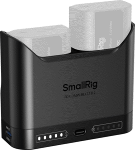 fully charging two batteries in approximately 2 hours for optimal efficiency.