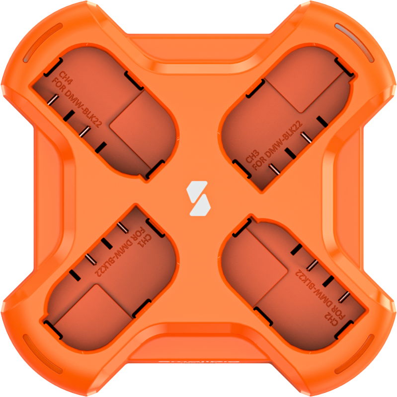 SMALLRIG 5748 Four-Channel Camera Battery Charger for DMW-BLK22