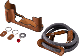 SMALLRIG 5670 Leather Half Case Kit for FUJIFILM X-T30 / X-T30 II / X-T30 III Brown