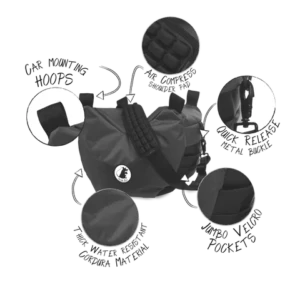 FOCUS RAT Rat Bag, Large SteadyBag V3, True Black