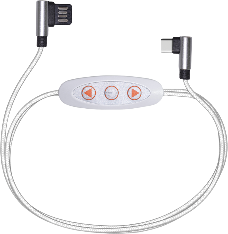 The Laowa USB-C Cable for the LED 24mm Probe is a dedicated power cable designed to supply reliable and consistent power to the built-in LED ring light. With a USB-C connection
