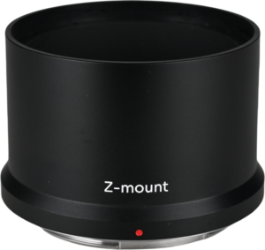 this interchangeable mount securely connects your lens to various camera mounts