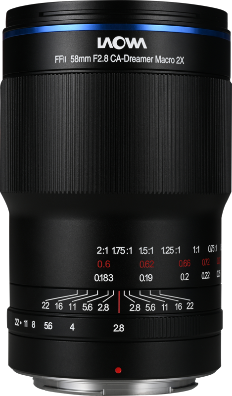 The Laowa 58mm f/2.8 2X Ultra Macro APO lens is a specialized macro lens designed to deliver exceptional close-up imaging with outstanding detail and clarity. With its versatile 58mm focal length