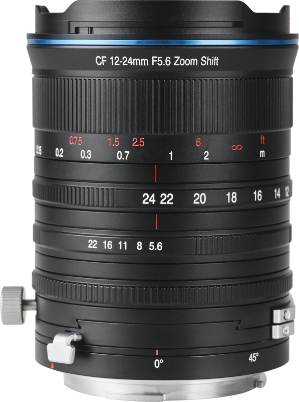 The Laowa 12-24mm APS-C f/5.6 Zoom Shift CF Lens is a versatile ultra-wide-angle zoom lens designed for APS-C mirrorless cameras. Featuring a 12-24mm focal range