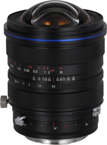 distortion-free images directly from the camera. Compatible with full-frame cameras