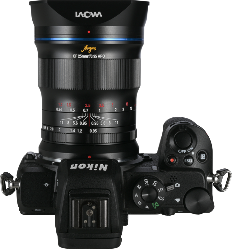 The Laowa Argus 25mm f/0.95 CF APO Lens is a high-performance ultra-fast prime lens designed for APS-C mirrorless cameras. With its bright f/0.95 maximum aperture