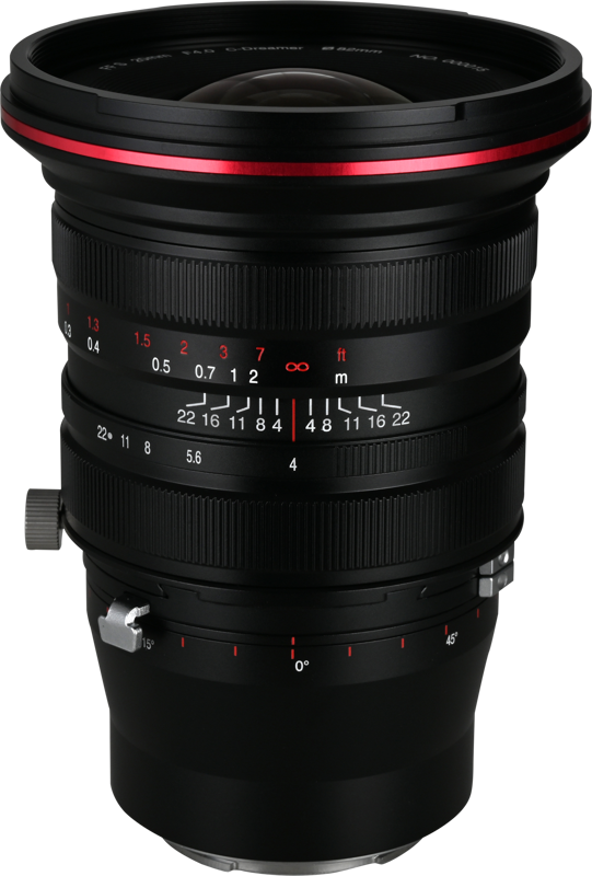 this lens allows photographers to correct perspective distortion