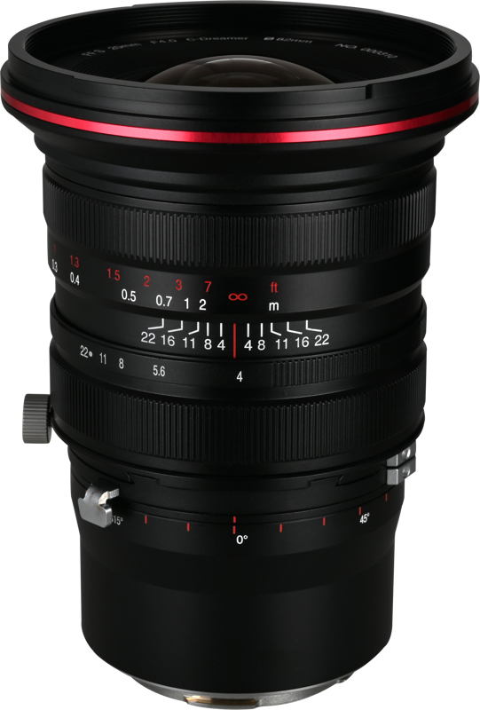 this lens allows photographers to correct perspective distortion