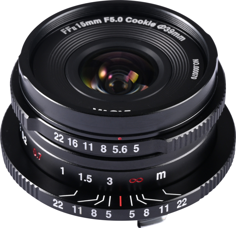 pancake-style lens crafted specifically for full-frame mirrorless cameras. With its unique 15mm ultra-wide-angle perspective