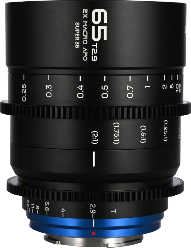 The Laowa 65mm T2.9 2X Macro APO Cine Lens is a professional cinema macro lens designed specifically for APS-C mirrorless cameras