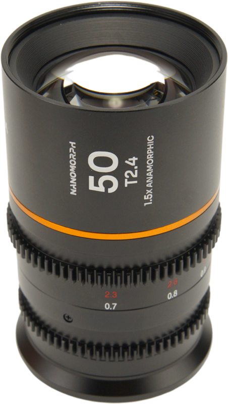 this lens creates a true cinematic widescreen look with beautifully rendered oval bokeh and elongated horizontal flares. The 50mm focal length provides a natural perspective with flattering compression