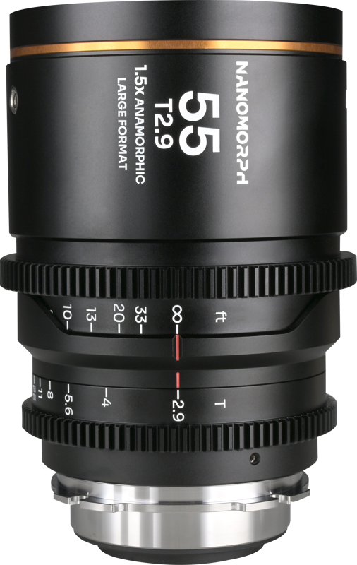 Laowa introduces the Nanomorph LF 55mm T2.9 1.5X anamorphic lens