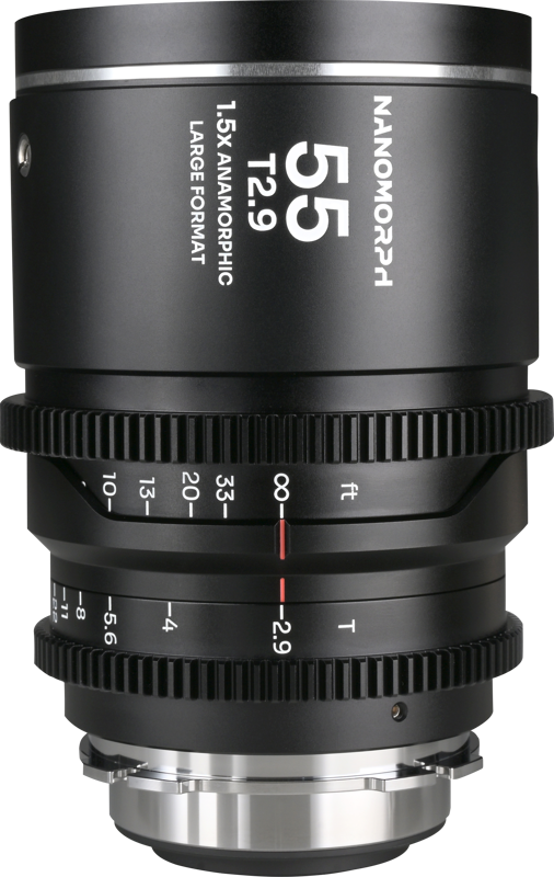 Laowa introduces the Nanomorph LF 55mm T2.9 1.5X anamorphic lens