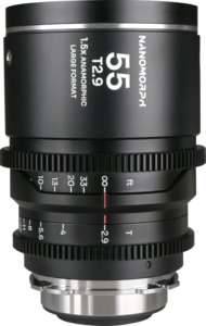 LAOWA Nanomorph LF 55mm T2.9 1.5X (Silver) - Arri PL/Canon EF