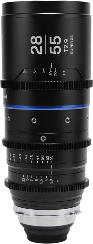 The Laowa Nanomorph Zoom 28-55mm T2.9 1.5X S35 is a high-performance anamorphic zoom lens designed for Super 35 sensors. Offering a unique 1.5X anamorphic squeeze