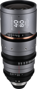 designed to keep a constant 2x squeeze across its range in a compact cine housing. It covers wide establishing through medium framing in one lens