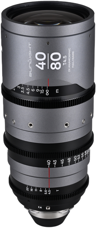 designed to keep a constant 2x squeeze across its range in a compact cine housing. It covers wide establishing through medium framing in one lens