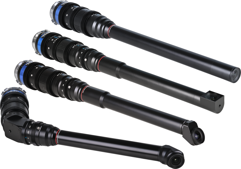 LAOWA Probe Zoom 4-lens Bundle 15–24mm T8 Lens (Direct, Periscope, 35° Degree, 90° Degree) Arri PL