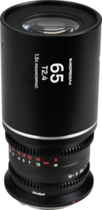 this lens delivers a true cinematic widescreen look with beautifully rendered oval bokeh and elongated horizontal flares. The 65mm focal length provides a flattering compression effect