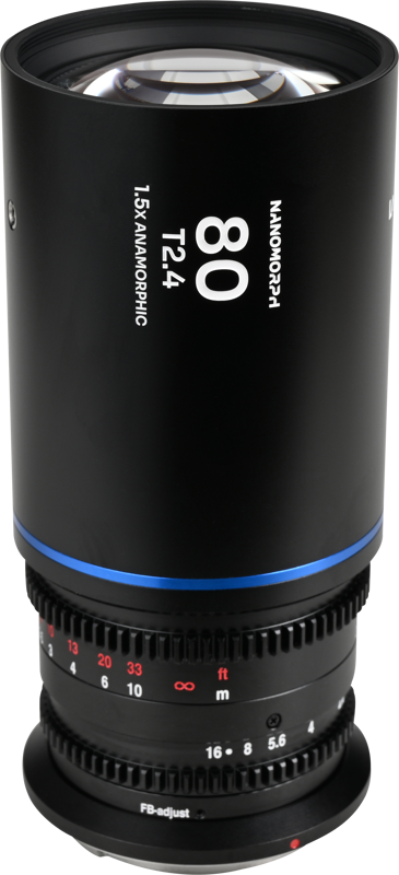 and a signature anamorphic aesthetic while maintaining sharpness and clarity. The 80mm focal length provides a flattering telephoto perspective