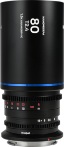 LAOWA Nanomorph 80mm T2.4 1.5X S35 (Blue) - MFT