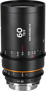 this lens offers a 1.5x squeeze ratio and true 1:2 macro magnification