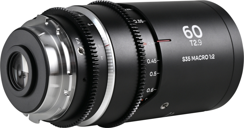 LAOWA Nanomorph 60mm T2.9 1.5X S35 Macro 1:2 (Silver) - Arri PL/Canon EF