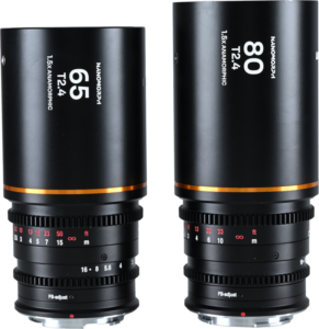 LAOWA Nanomorph S35 Prime2-Lens Bundle (65mm,80mm) (Amber) - Nikon Z