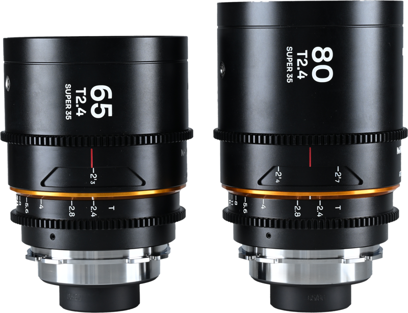 The Laowa Nanomorph S35 Prime 2-Lens Bundle combines two of the most versatile anamorphic lenses for filmmakers seeking cinematic quality and creative flexibility. Featuring the 65mm and 80mm T2.4 lenses