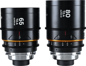 LAOWA Nanomorph S35 Prime 2-Lens Bundle (65mm,80mm) (Amber) - Arri PL/Canon EF