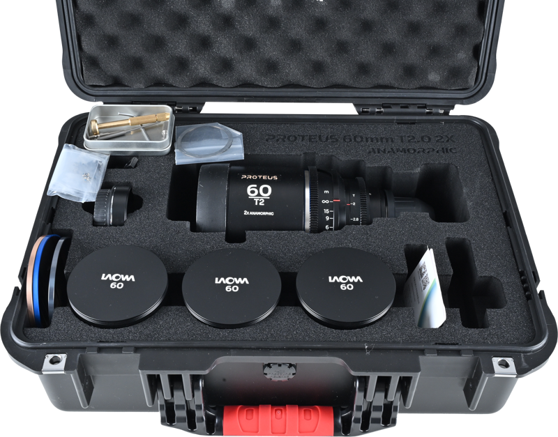 this lens provides an authentic 2X squeeze ratio