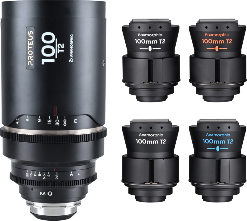 this lens delivers a genuine 2X anamorphic squeeze ratio