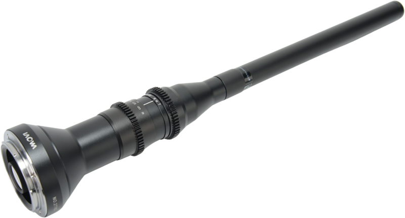 this probe lens enables unprecedented close-up perspectives and is ideal for filming intricate details