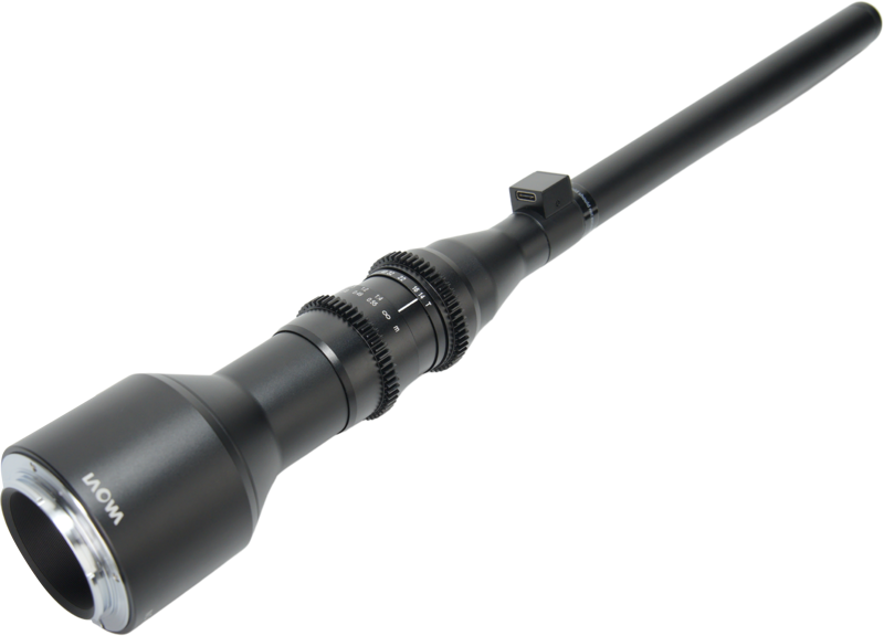 this probe lens enables unprecedented close-up perspectives and is ideal for filming intricate details