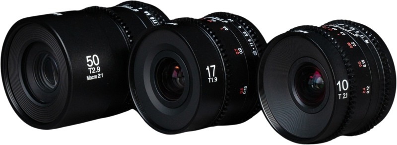 The Laowa MFT Cine Prime 3-Lens [Wide + Macro] Bundle is a versatile