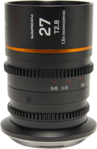 LAOWA Nanomorph 27mm T2.8 1.5X S35 (Amber) - L Mount
