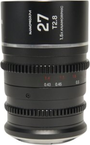 LAOWA Nanomorph 27mm T2.8 1.5X S35 (Silver) - Canon RF