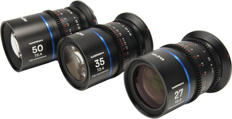 50mm) (Blue) is a versatile anamorphic lens set designed for Super35 cinema cameras. Offering a 1.5x anamorphic squeeze