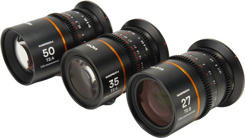 50mm) (Amber) is a versatile anamorphic lens set designed for Super35 cinema cameras. Offering a 1.5x anamorphic squeeze