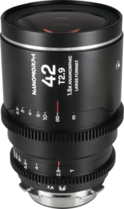 designed for filmmakers seeking a versatile focal length for large-format cinema cameras featuring Arri PL and Canon EF mounts. With its 42mm focal length