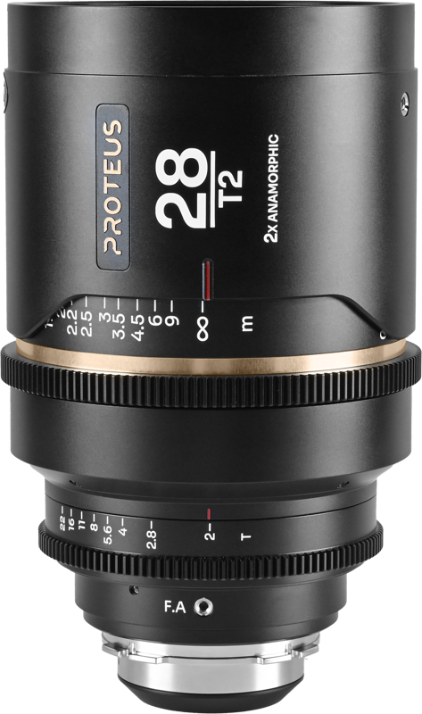 LAOWA Proteus 2X Anamorphic 28mm T2 - Amber - Arri PL/Canon EF