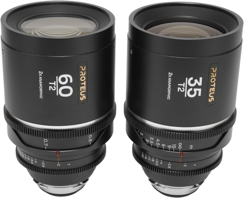 these lenses deliver a genuine anamorphic look with a dramatic 2X squeeze ratio