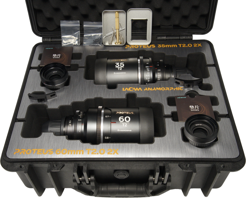 LAOWA Proteus 2X Anamorphic 2-Lens Bundle Set A (35mm, 60mm) - Silver - Arri PL/Canon EF
