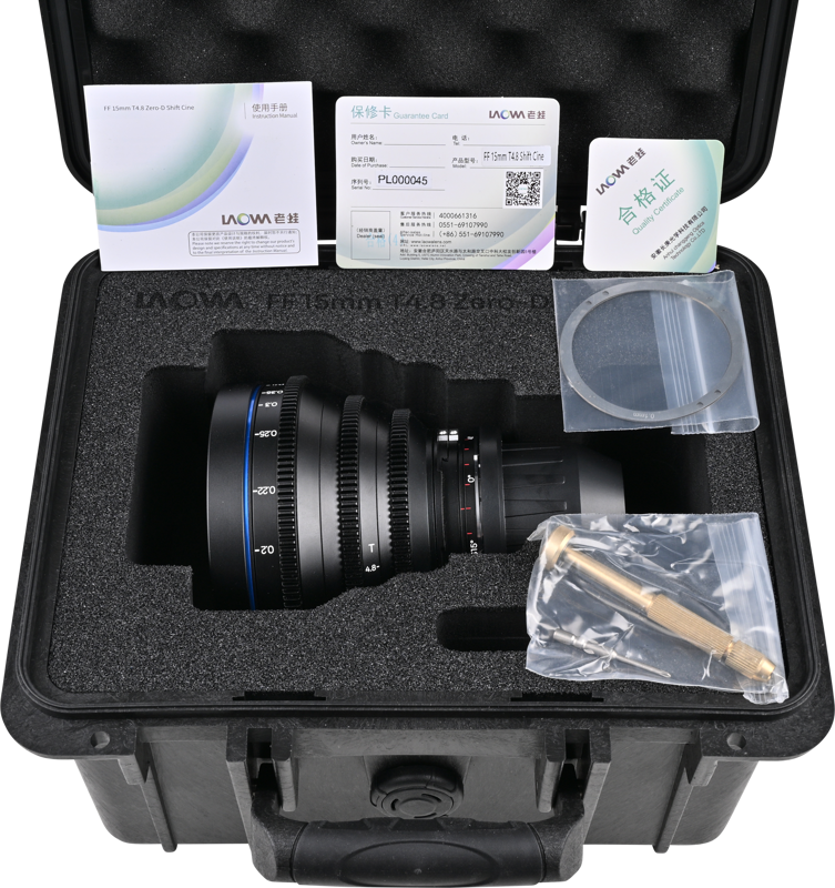 LAOWA 15mm T4.8 Zero-D Shift Cine Arri PL