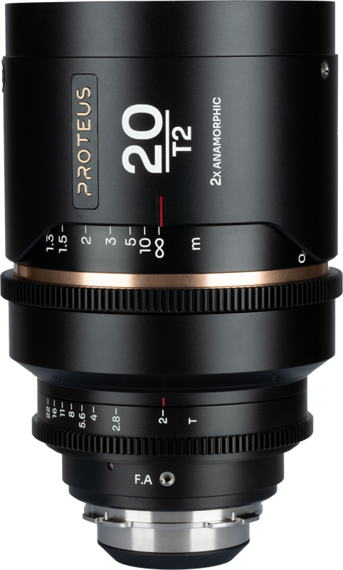 LAOWA Proteus 2X Anamorphic 20mm T2 -Amber - Arri PL/ Canon EF